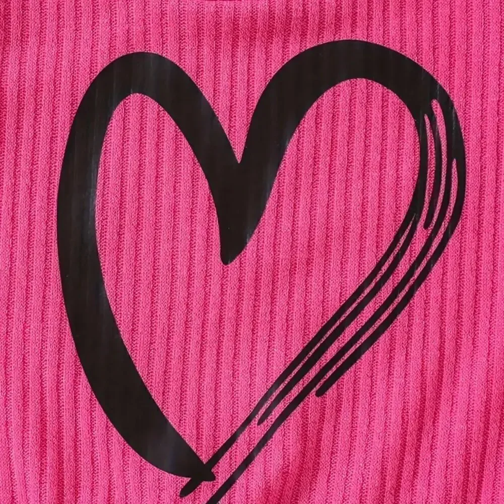 NWT Child Girls 2 Piece Short Set Pink  Sleeveless Top -  Size 5